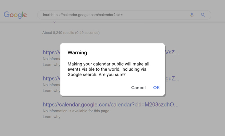 Google Calendar Privacy Concerns Raised BankInfoSecurity