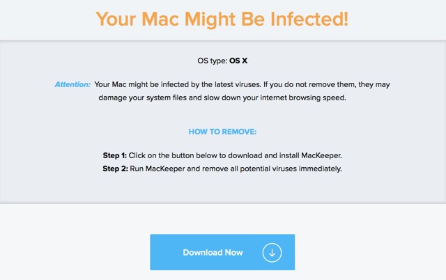 keep getting mackeeper pop up